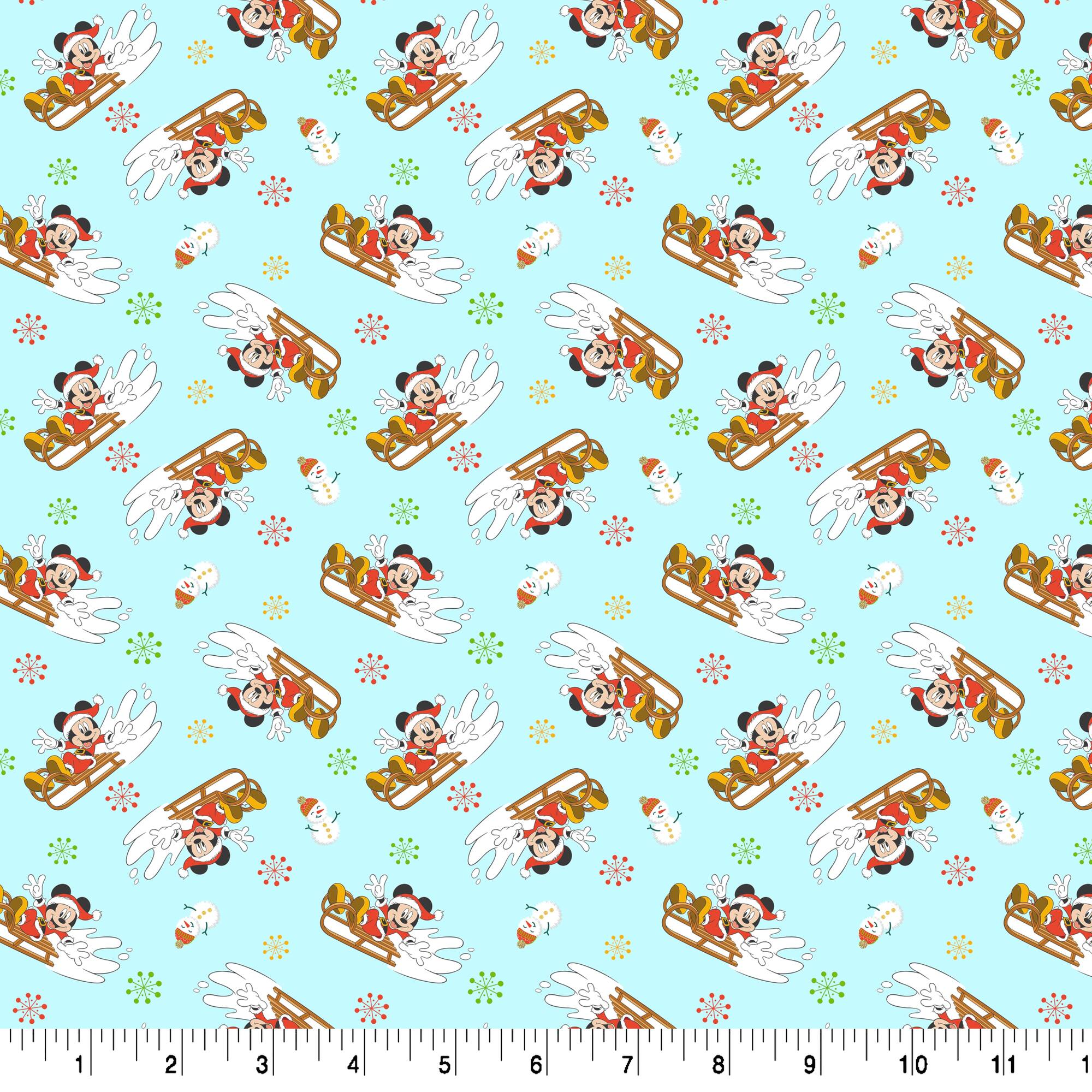 Disney® Mickey Mouse Sled Toss Cotton Fabric